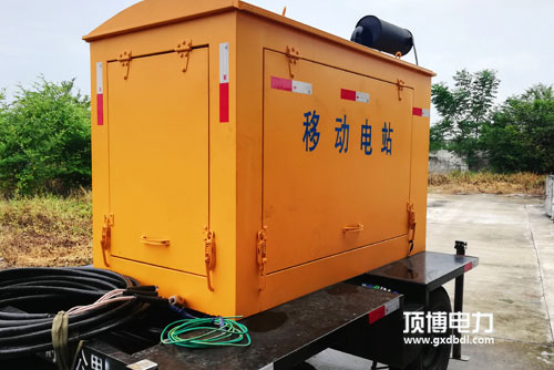 移动拖车广西顶博发电机组制造