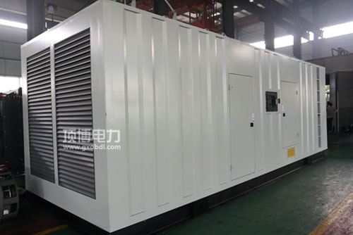 1000KW集装箱式静音广西顶博发电机组制造