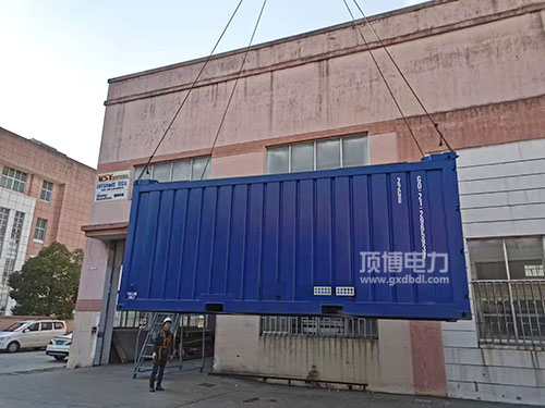 520KW重庆康明斯静音集装箱广西顶博发电机组制造
